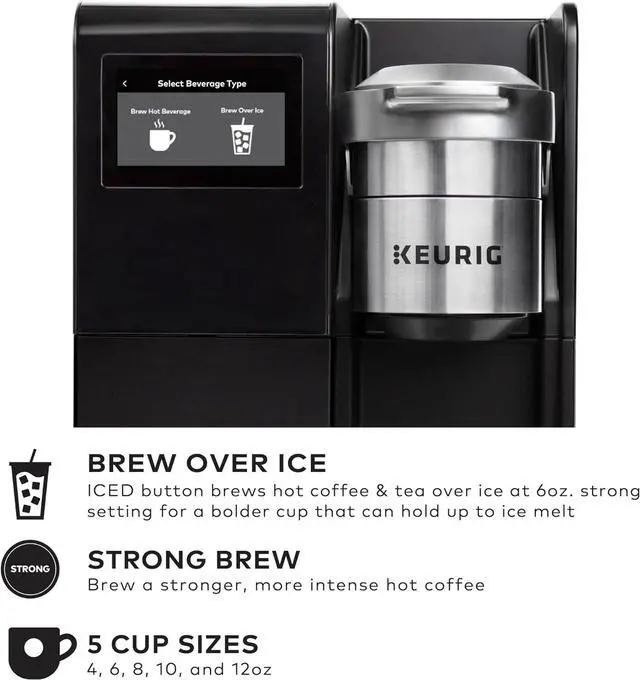 Alt view image 8 of 20 - Keurig® K-3550™ Single Serve Commercial Coffee Maker