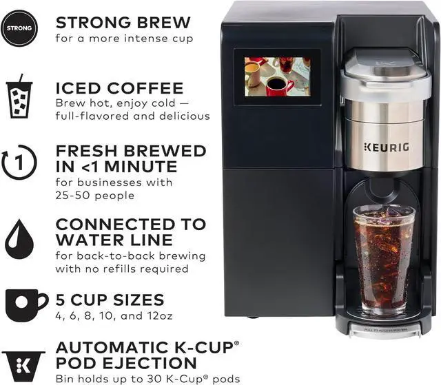 Alt view image 2 of 20 - Keurig® K-3550™ Single Serve Commercial Coffee Maker