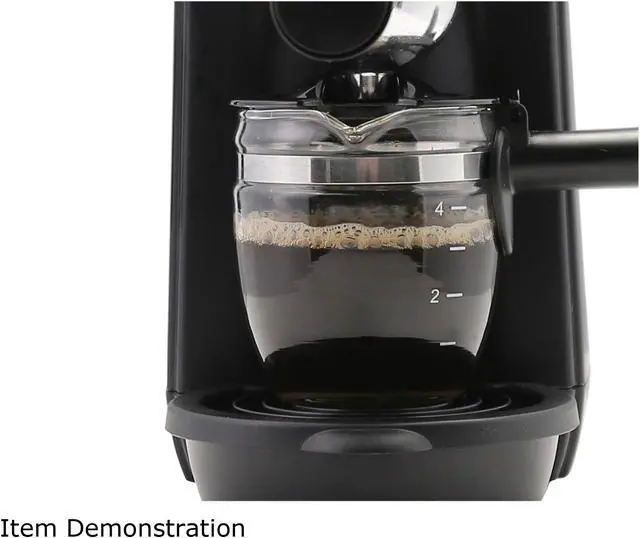 Alt view image 2 of 3 - Continental Electric CP-CE009 Espresso Maker 4-Bar, 1 to 4-Cup Black