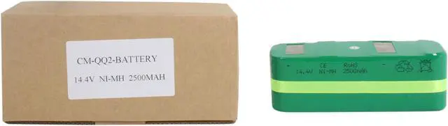 Alt view image 5 of 5 - METAPO BB-QQ2NiMH 14.4V, 2500mAh Replacement Battery for Infinuvo CleanMate QQ-2 & QQ-2L