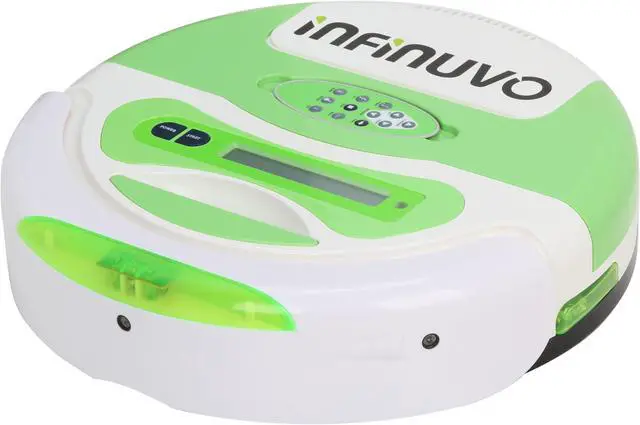 Main image of Infinuvo QQ3-LT CleanMate Robotic Vacuum with Home Charging Base and Scheduler, LCD Display Panel