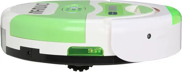 Alt view image 3 of 10 - Infinuvo QQ3-LT CleanMate Robotic Vacuum with Home Charging Base and Scheduler, LCD Display Panel