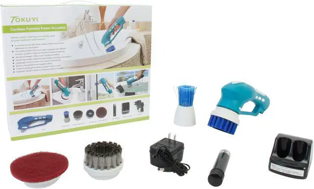 Alt view image 5 of 5 - METAPO TOSCQXJC-A Cordless Power Scrubber with Rechargeable Battery