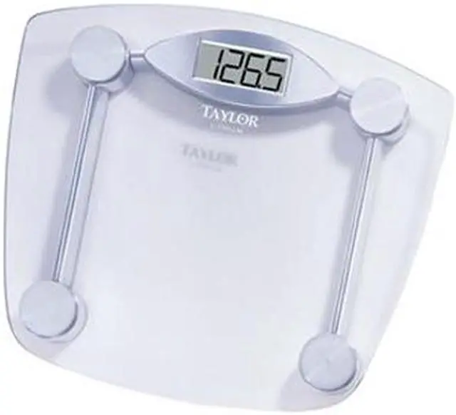 Main image of TAYLOR 7506 Chrome & Glass Lithium Digital Scale