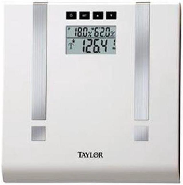 TAYLOR 5768-4012BL Biggest Loser Body Composition Scale 2 LCD 