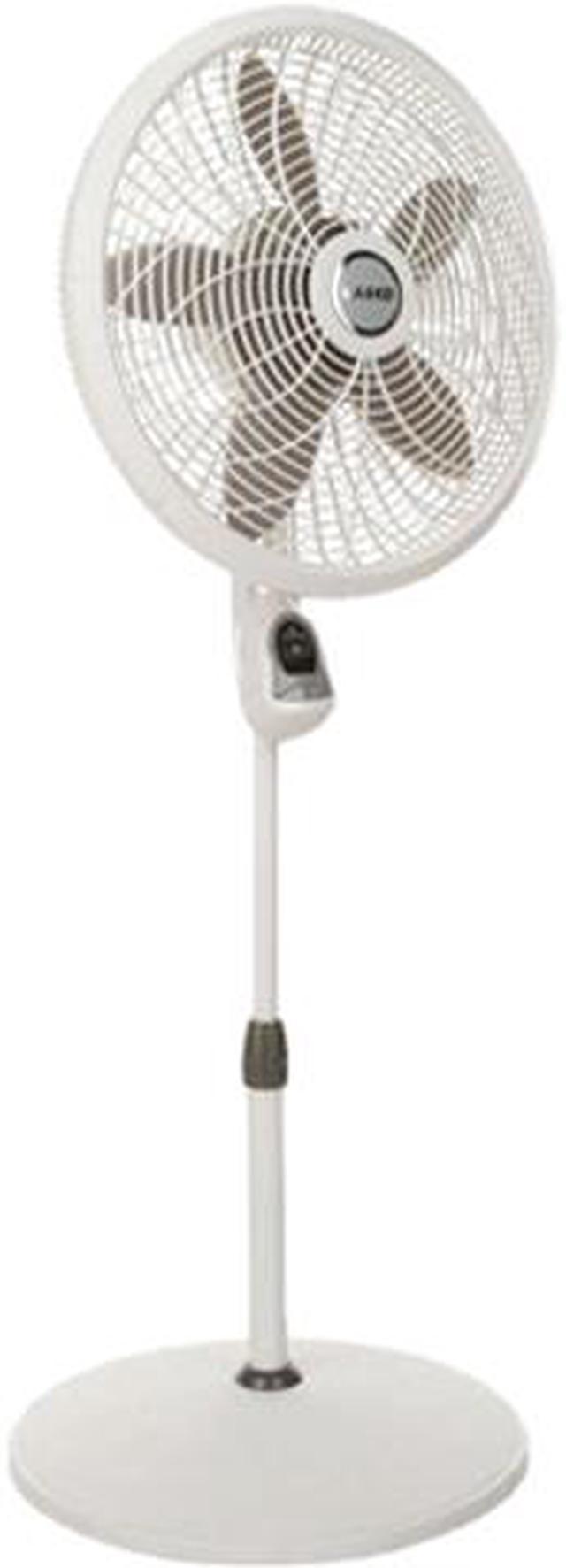 18 In. Stand Fan With Remote, White