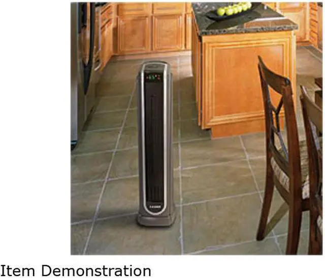 Alt view image 3 of 3 - LASKO 5572 Oscillating Ceramic Tower Heater w/ Remote Control