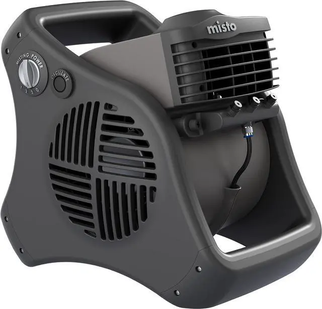 Main image of Lasko 15" Pivoting Misto Outdoor Misting Fan with GFCI Cord and 3 Speeds, 7050, Black