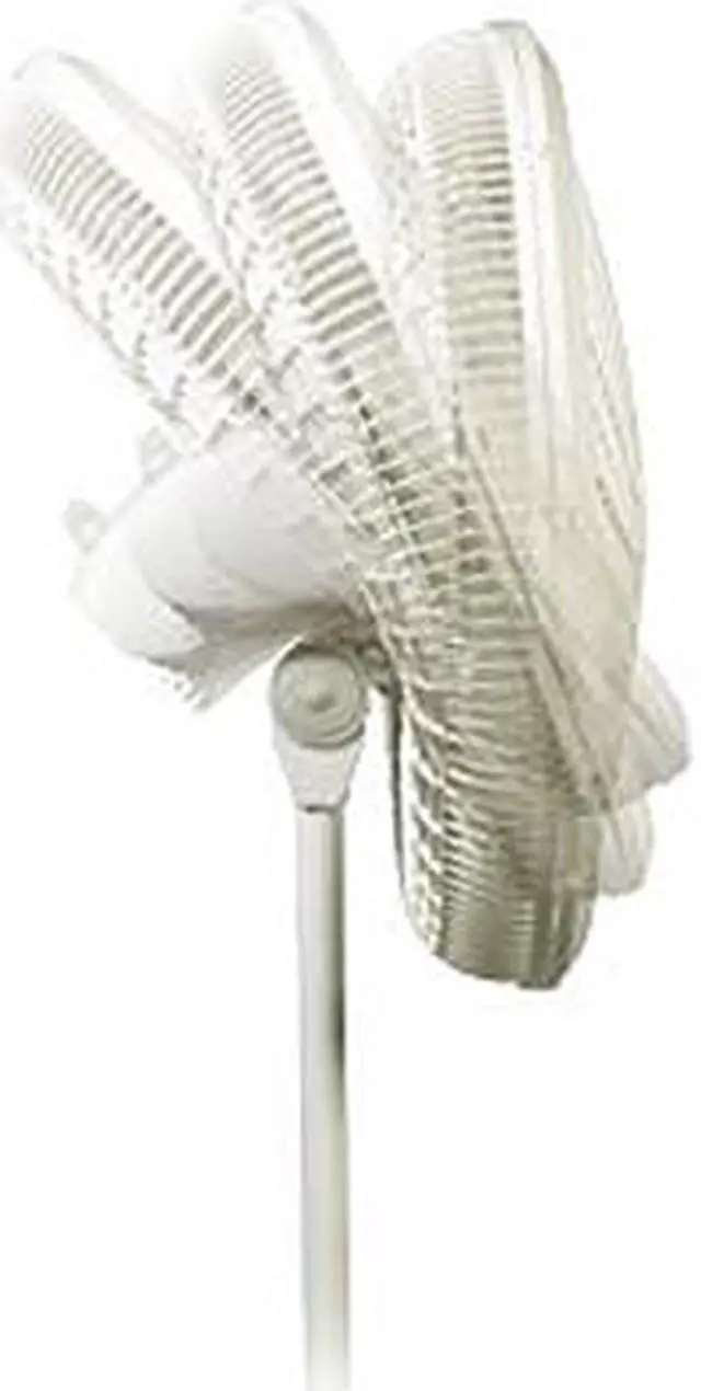 Alt view image 2 of 3 - Lasko 18" Adjustable Cyclone® Pedestal Fan, White 1821