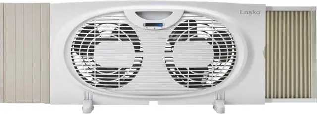 Alt view image 3 of 4 - Lasko Twin Window Fan with 2 Speeds, W07350, White
