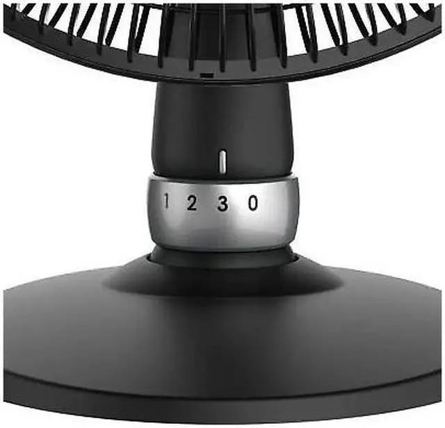 Alt view image 3 of 5 - Lasko 12" Oscillating Performance 3 Speed Table Fan - Black