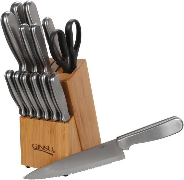Main image of Ginsu 04819 G 15 Piece Stainless Block Set