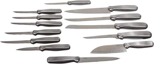 Alt view image 5 of 6 - Ginsu 04819 G 15 Piece Stainless Block Set