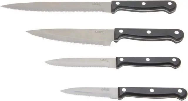 Alt view image 5 of 9 - Ginsu 04954 10 piece Bakelite Knife Set in Natural Block plus 3 extra parring knives