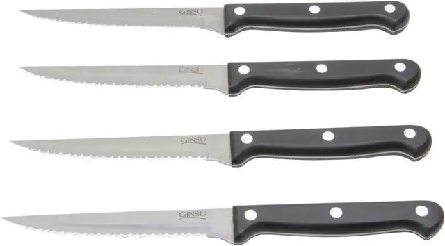 Alt view image 6 of 9 - Ginsu 04954 10 piece Bakelite Knife Set in Natural Block plus 3 extra parring knives