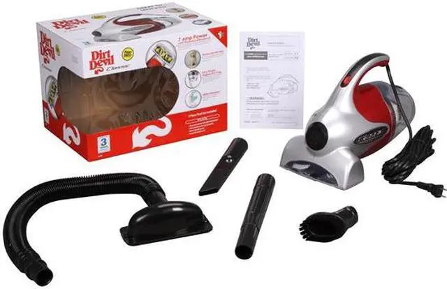 Alt view image 7 of 7 - Dirt Devil M0100 Classic Hand Vac Red