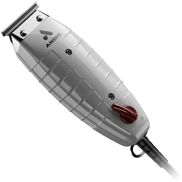 Alt view image 5 of 6 - Andis 04780 Professional T-Outliner Beard & Hair Trimmer for Men with Carbon Steel T-Blade, Bump Free Technology – Corded Electric Beard Trimmer, GTO, Grey