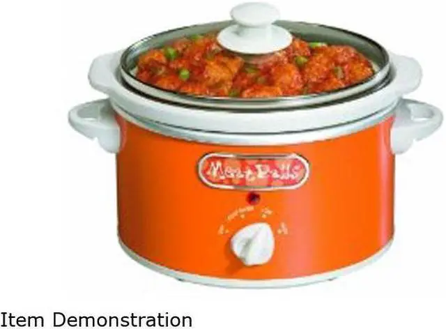 Main image of Proctor Silex 33112Y Orange 1.5 Qt. 1.5 Quart Slow Cooker