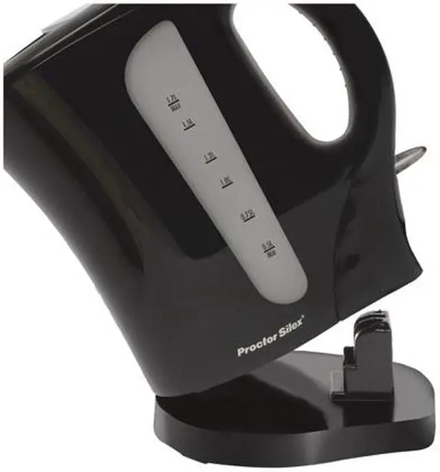 Alt view image 2 of 3 - Proctor Silex K4097 Black 1.7 Liter Electric Kettle