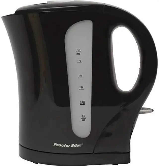 Main image of Proctor Silex K4097 Black 1.7 Liter Electric Kettle