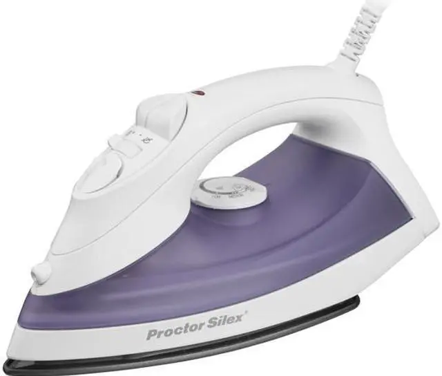 Main image of Proctor Silex 17201 Nonstick Iron (purple) Purple/White