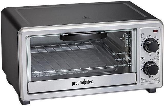 Proctor Silex 1000 Watt Black Toaster Oven Broiler