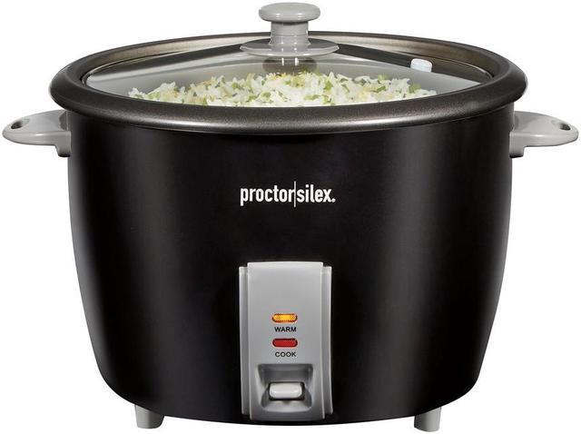 Proctor Silex 37555 Black 30 Cup Capacity Rice Cooker 