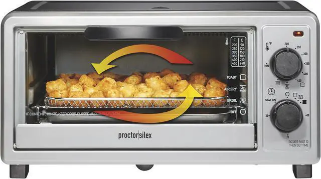 Alt view image 2 of 5 - Proctor Silex® Simply-Crisp™ Air Fryer Toaster Oven