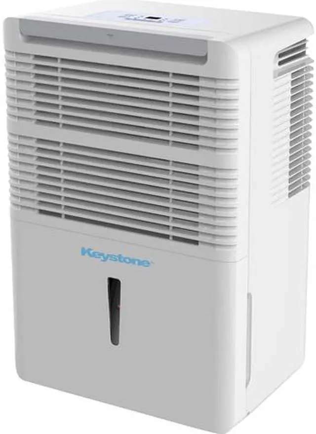 Main image of Keystone 30-Pint Dehumidifier with Electronic Controls, White KSTAD30B