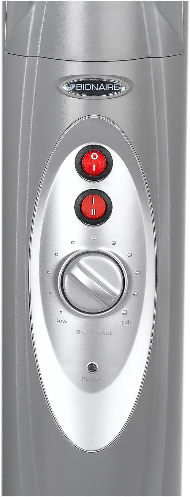 Alt view image 3 of 3 - Bionaire BH3950-U Silent Micathermic Console Heater, Gray