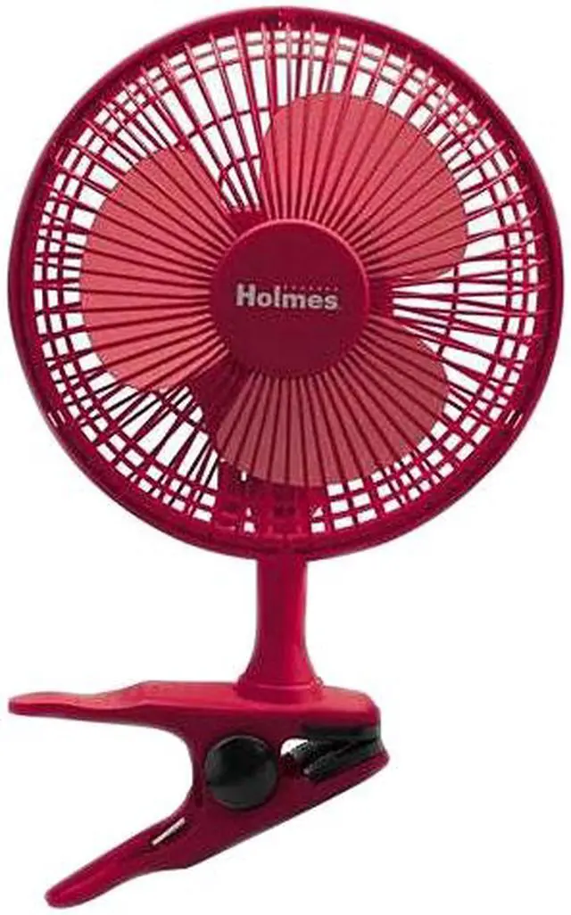 Main image of Holmes HCF0611ARM Clip On Table Fan Red