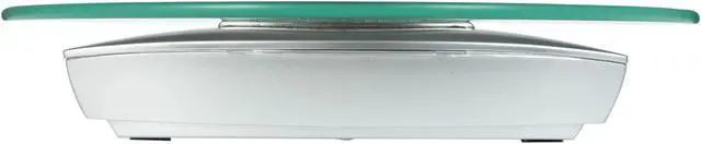 Alt view image 4 of 7 - Terraillon 08532 Crystal Oval 7-Pound Digital Kitchen Scale, Glass