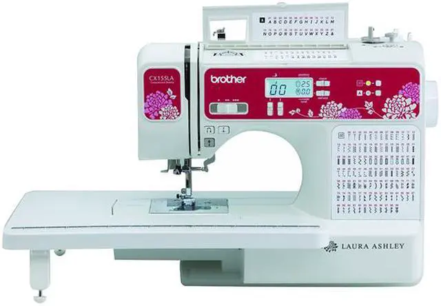 Alt view image 3 of 4 - Brother Laura Ashley CX155LA Limited Edition Sewing & Quilting Machine with Built-in Sewing Font