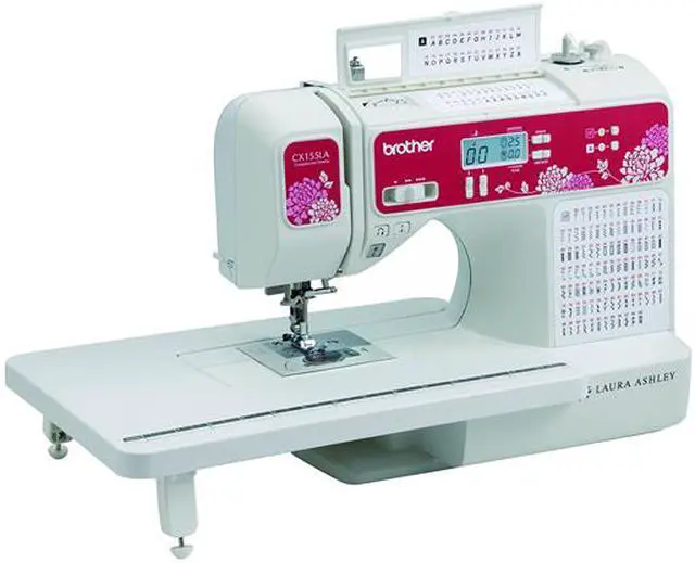 Alt view image 4 of 4 - Brother Laura Ashley CX155LA Limited Edition Sewing & Quilting Machine with Built-in Sewing Font