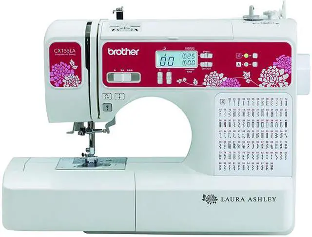 Alt view image 2 of 4 - Brother Laura Ashley CX155LA Limited Edition Sewing & Quilting Machine with Built-in Sewing Font