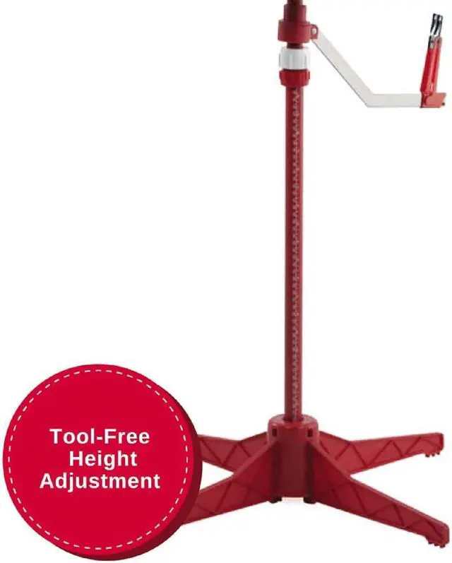 Alt view image 7 of 7 - SINGER Female Adjustable Red Dress Form Fits Sizes 4-10 Pinnable Mannequin Body Torso with 360 Degree Hem Guide, Foam-Backed Fabric Exterior, 12 Dials, Tri-Pod Stand, DF150SMRD