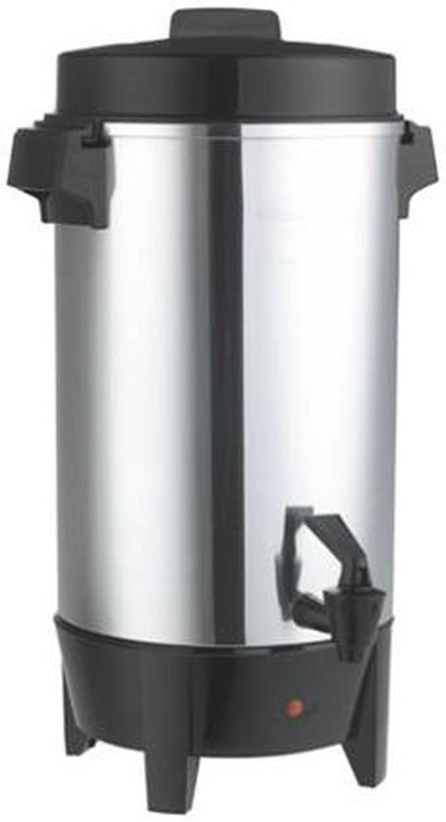 West Bend 42-Cup Polished Aluminum Coffee Urn 