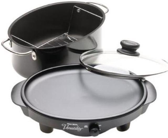West Bend 6-Quart Stainless Steel Oval Slow Cooker in the Slow