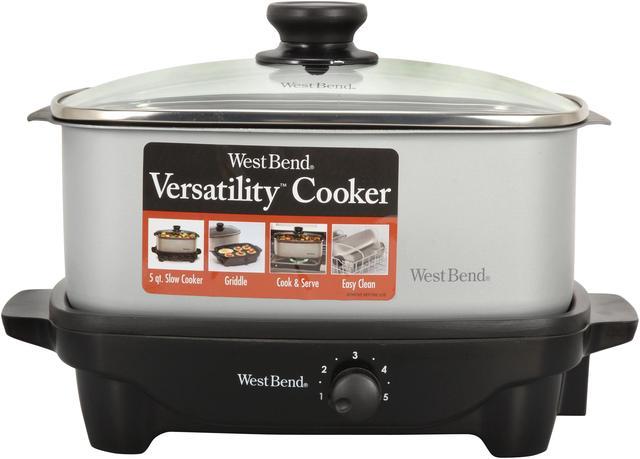 West Bend Versatility Slow Cooker, 5 Qt. Capacity & Reviews
