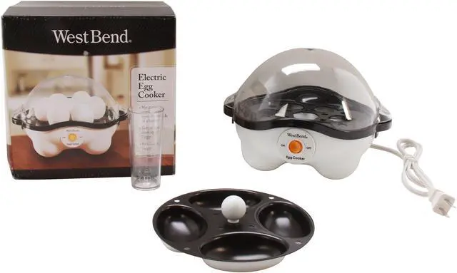 Alt view image 6 of 7 - West Bend 86628 White Automatic Egg Cooker