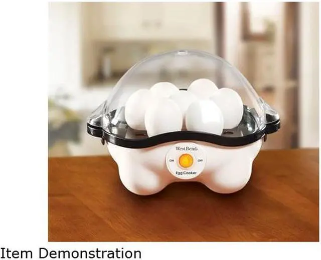 Alt view image 7 of 7 - West Bend 86628 White Automatic Egg Cooker