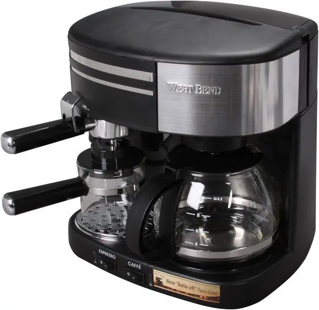 Alt view image 2 of 7 - West Bend 55109 Black 3-in-1 Coffee Center