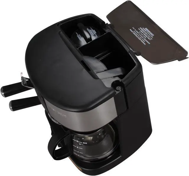 Alt view image 6 of 7 - West Bend 55109 Black 3-in-1 Coffee Center