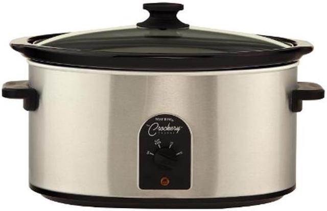 West Bend 6-Quart Stainless Steel Oval Slow Cooker