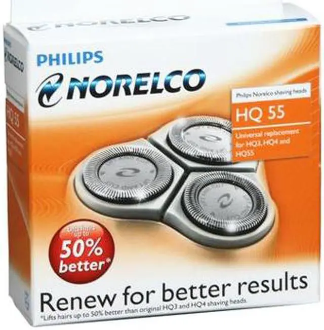 Main image of Norelco HQ55 Reflex Plus Replacement Heads