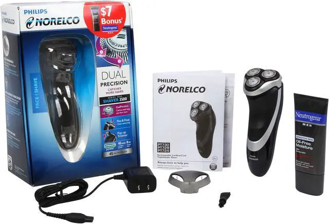 Alt view image 9 of 9 - Norelco PT730/41SP Shaver 3500 Series 3000 Dry Electric Shaver