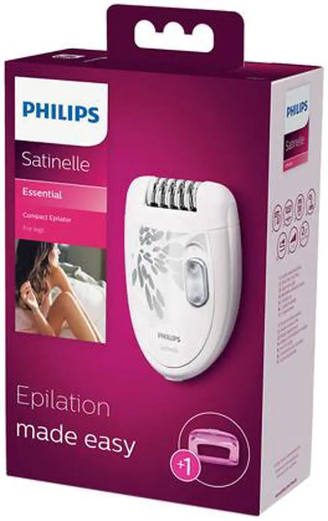 Alt view image 6 of 6 - PHILIPS HP6401/50 Satinelle Essential Epilator for Legs & body, Corded