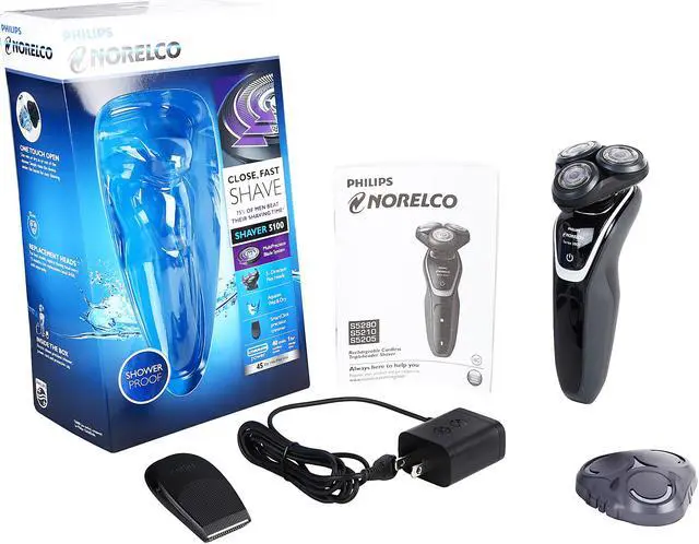 Alt view image 9 of 9 - Philips Norelco Wet & Dry Electric Shaver 5100, Series 5000 S5210/81