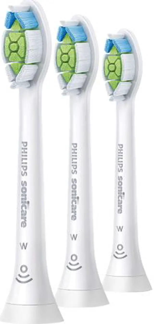 Main image of Sonicare W DiamondClean Standard Sonic Replacement Toothbrush Heads, 3 Pack Set HX6063/65