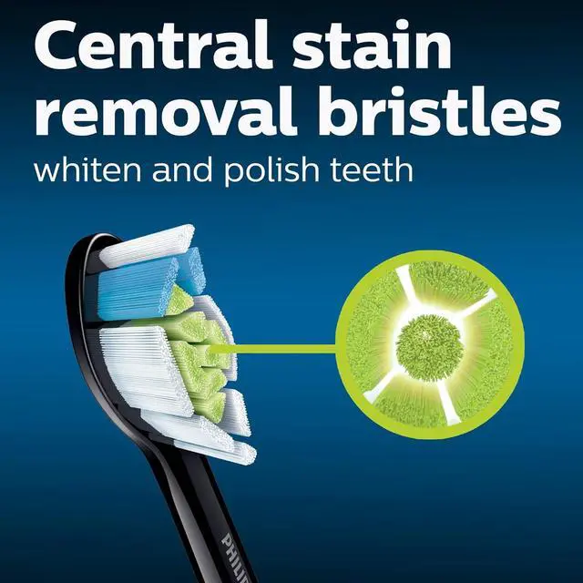 Alt view image 6 of 14 - Sonicare W DiamondClean Standard Sonic Replacement Toothbrush Heads, 3 Pack Set HX6063/95